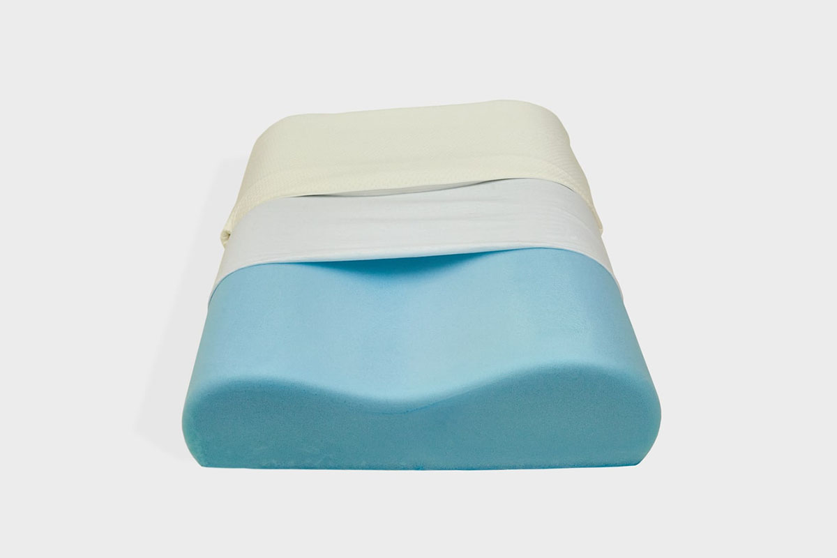 MLILY Cuscino Essence In Memory Foam, 75x35 Cm, Morbido E Traspirante, Con Rivestimento Lavabile, Per Collo E Schiena